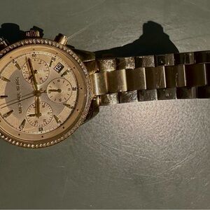 Michael Kors Gold Chronograph Watch
